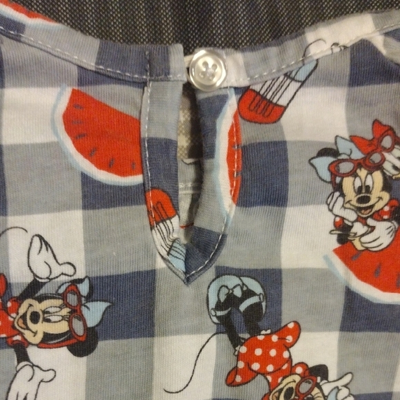 Minnie Mouse And Daffy Duck Checkered Baby Romper​ - Picture 7 of 8